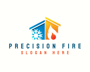 Fire Snow House logo design