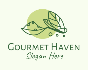 Vegan Herb Spoon logo design