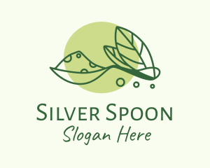 Vegan Herb Spoon logo design