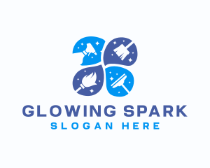 Shine - Cleaning Maid Janitorial logo design