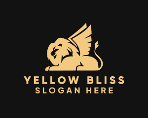Yellow - Premium Yellow Griffin logo design
