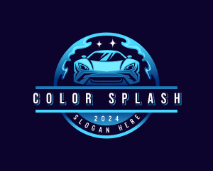 Car Wash Automotive logo design