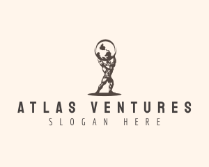 Atlas Titan Globe logo design