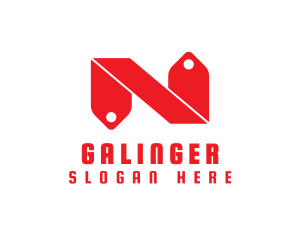 Supermarket - Red N Tag logo design