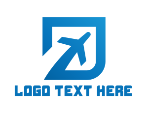 Blue Square Travel logo design