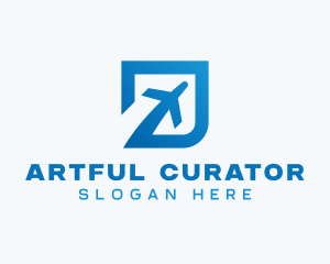 Blue Square Travel logo design