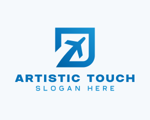 Blue Square Travel logo design