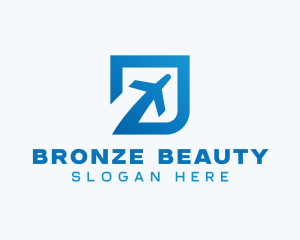 Blue Square Travel logo design