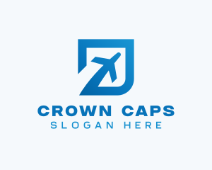 Blue Square Travel logo design