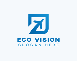 Blue Square Travel logo design