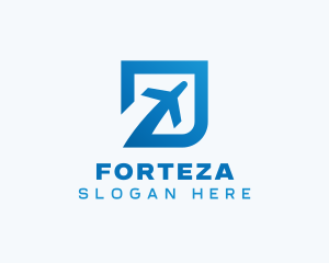 Blue Square Travel logo design