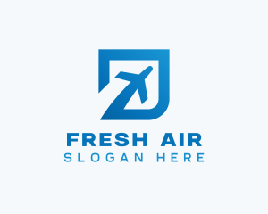 Blue Square Travel logo design