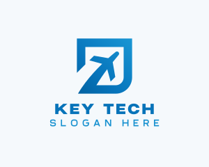 Blue Square Travel logo design