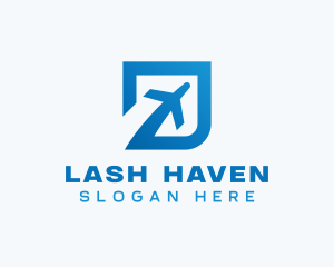 Blue Square Travel logo design