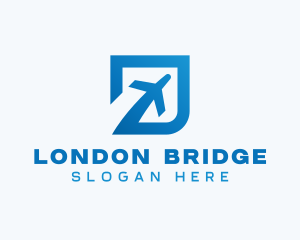 Blue Square Travel logo design