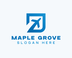 Blue Square Travel logo design