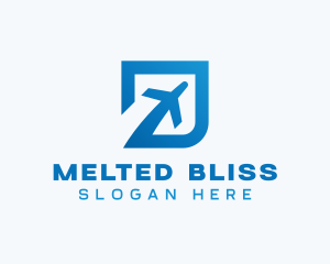 Blue Square Travel logo design