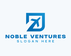 Blue Square Travel logo design