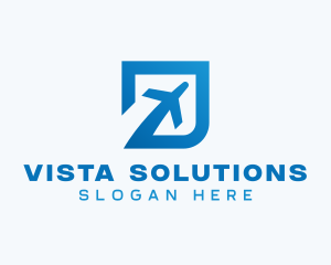 Blue Square Travel logo design