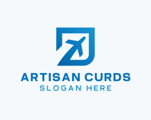 Blue Square Travel logo design