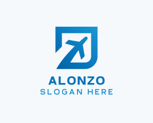 Blue Square Travel logo design