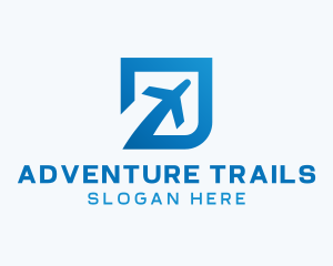 Blue Square Travel logo design