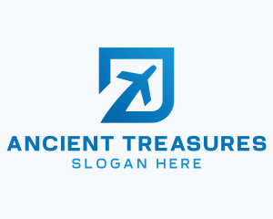 Blue Square Travel logo design