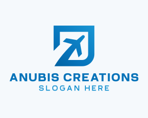 Blue Square Travel logo design