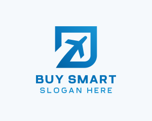 Blue Square Travel logo design