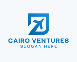 Blue Square Travel logo design