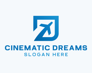 Blue Square Travel logo design