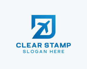 Blue Square Travel logo design