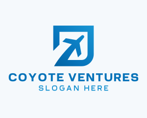 Blue Square Travel logo design