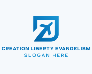 Blue Square Travel logo design