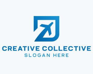 Blue Square Travel logo design