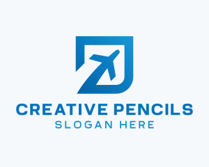 Blue Square Travel logo design