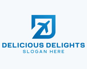 Blue Square Travel logo design