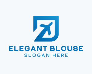 Blue Square Travel logo design