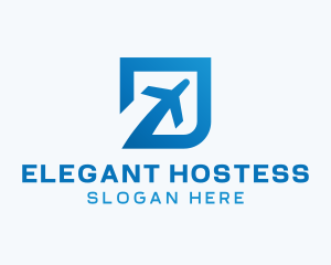 Blue Square Travel logo design