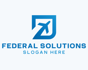 Blue Square Travel logo design