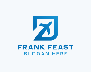 Blue Square Travel logo design