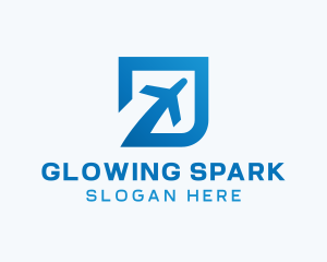 Blue Square Travel logo design