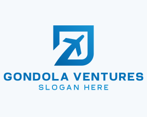 Blue Square Travel logo design