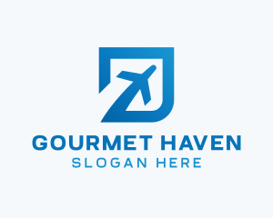 Blue Square Travel logo design