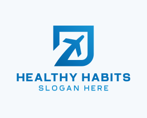 Blue Square Travel logo design