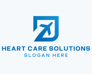 Blue Square Travel logo design