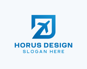 Blue Square Travel logo design