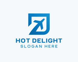 Blue Square Travel logo design