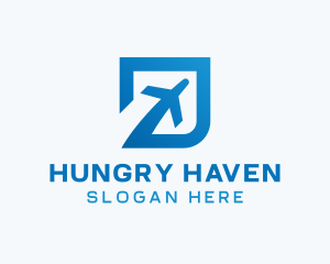 Blue Square Travel logo design