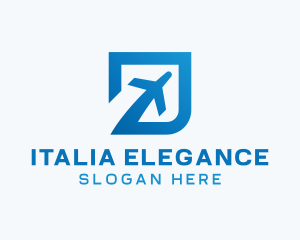 Blue Square Travel logo design